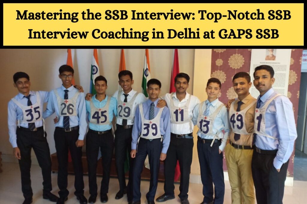 SSB Interview Coaching in Delhi