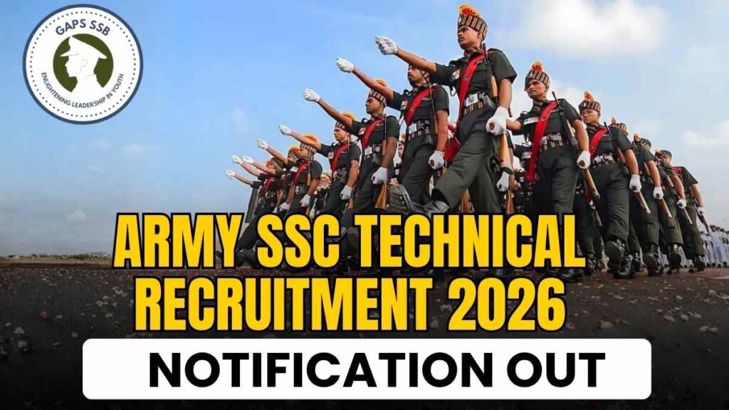 Army SSC Technical Recruitment 2026