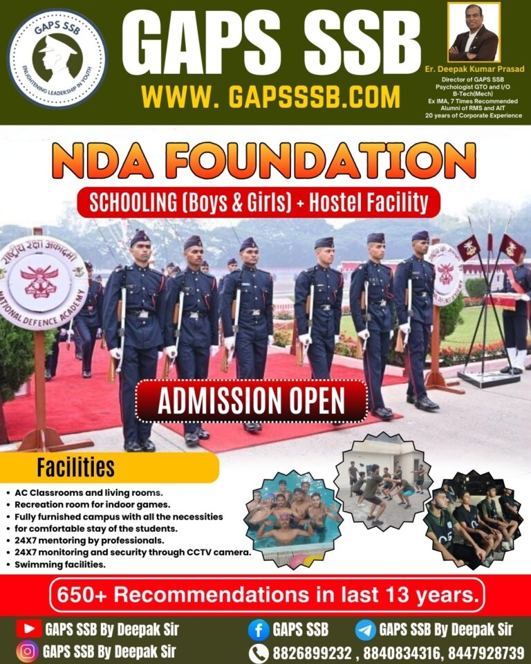 NDA Foundation Course Structure (2 Years)