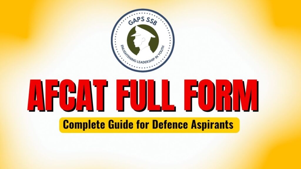 AFCAT Full Form Air Force Common Admission Test