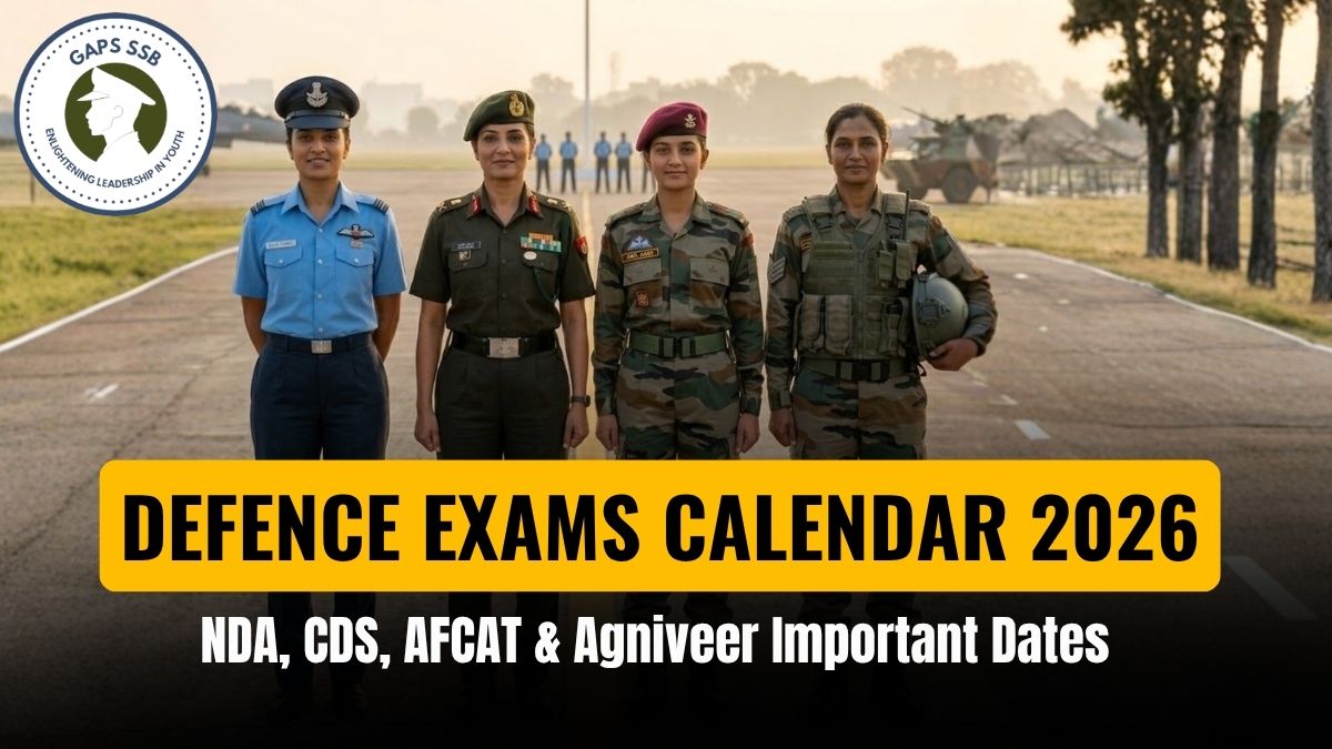 Defence Exams Calendar 2026