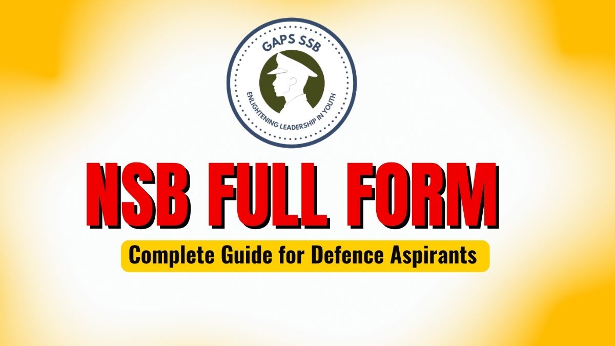 NSB Full Form Naval Selection Board