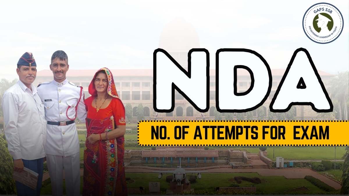 No. of Attempts for NDA Exam