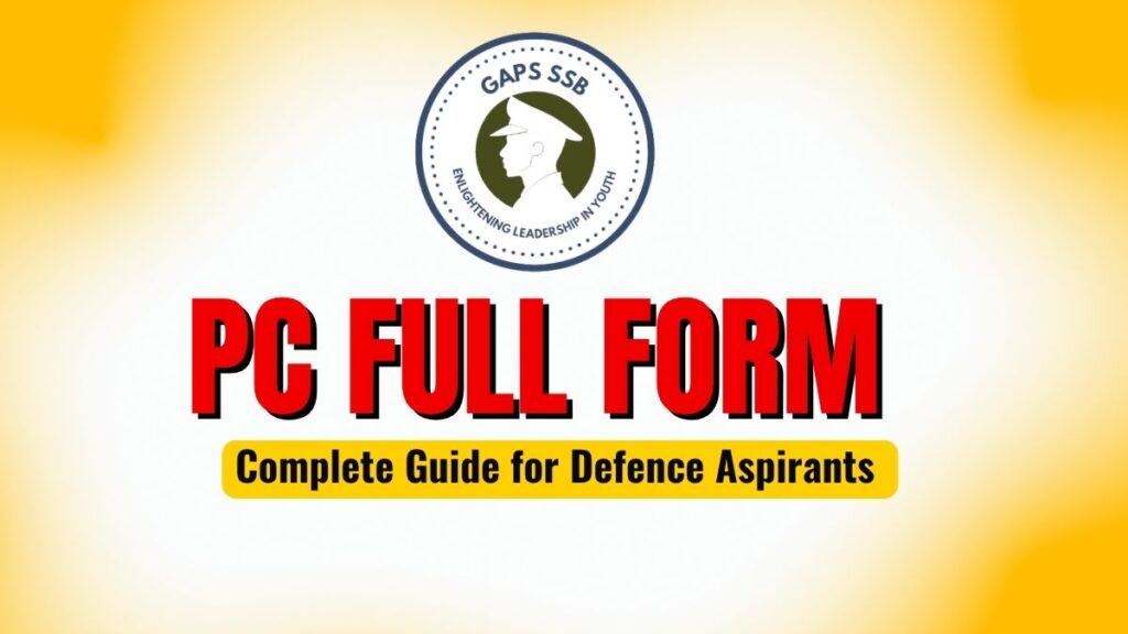PC Full Form Permanent Commission