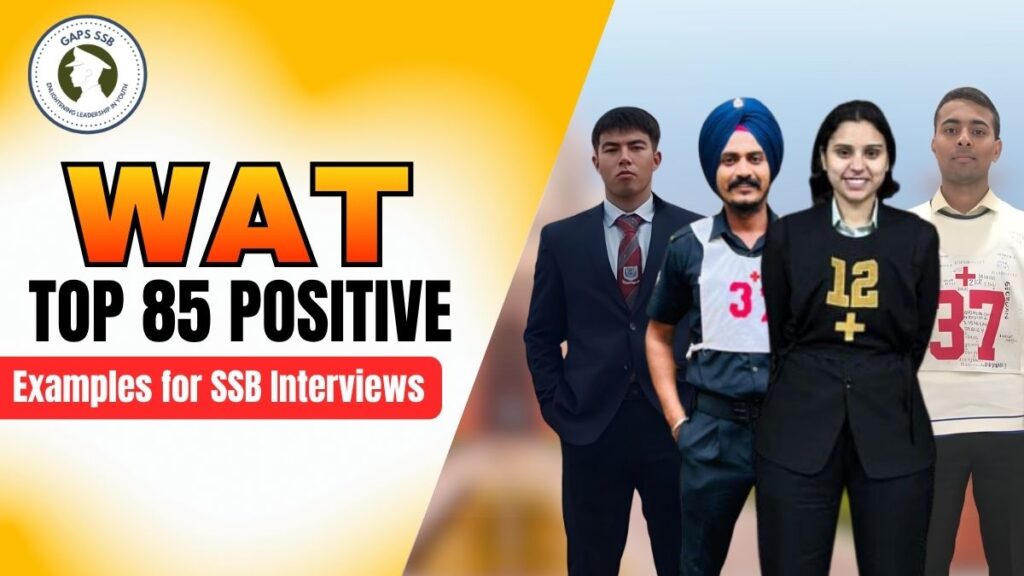 WAT Examples for SSB Interviews