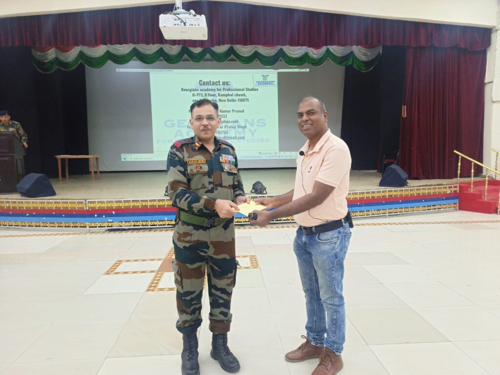 Certificate of Appreciation awarded to Er. Deepak Kumar Prasad by 2 Delhi Battalion NCC