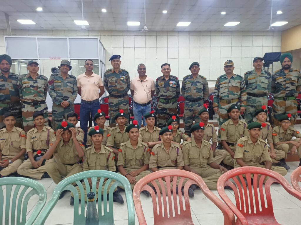 Deepak Sir with NCC Cadetws Delhi