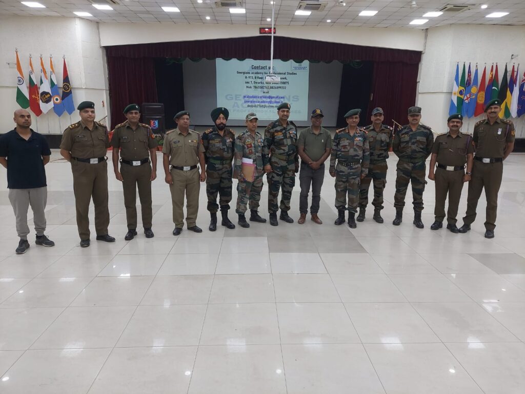 Er. Deepak Kumar Prasad delivering SSB workshop at 7 Delhi Battalion NCC