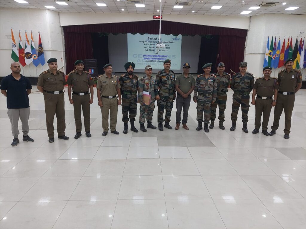 NCC cadets attending SSB personality development workshop by Deepak Kumar Prasad
