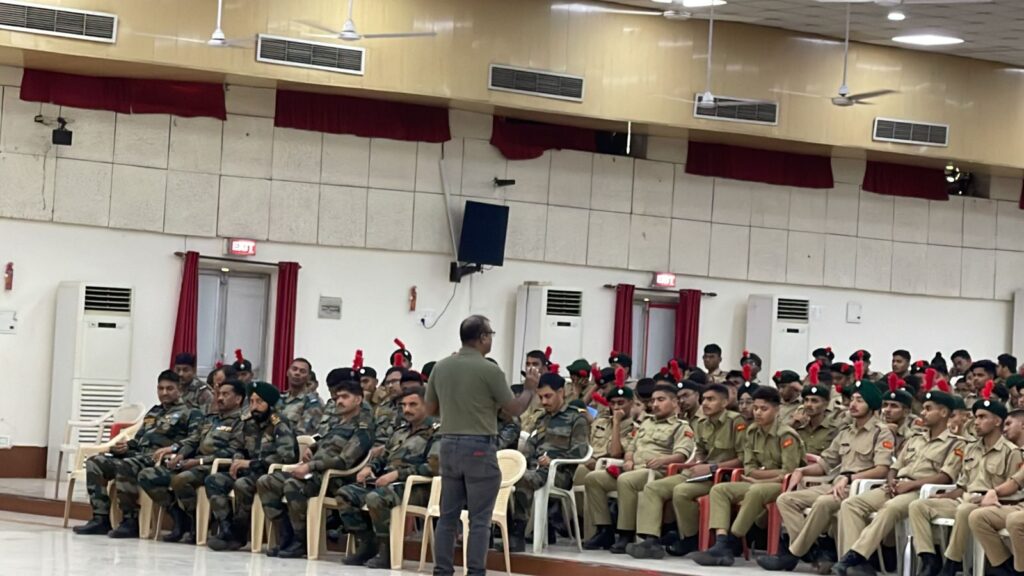 lecture on SSB Interview at 7 Delhi Battalion NCC Delhi