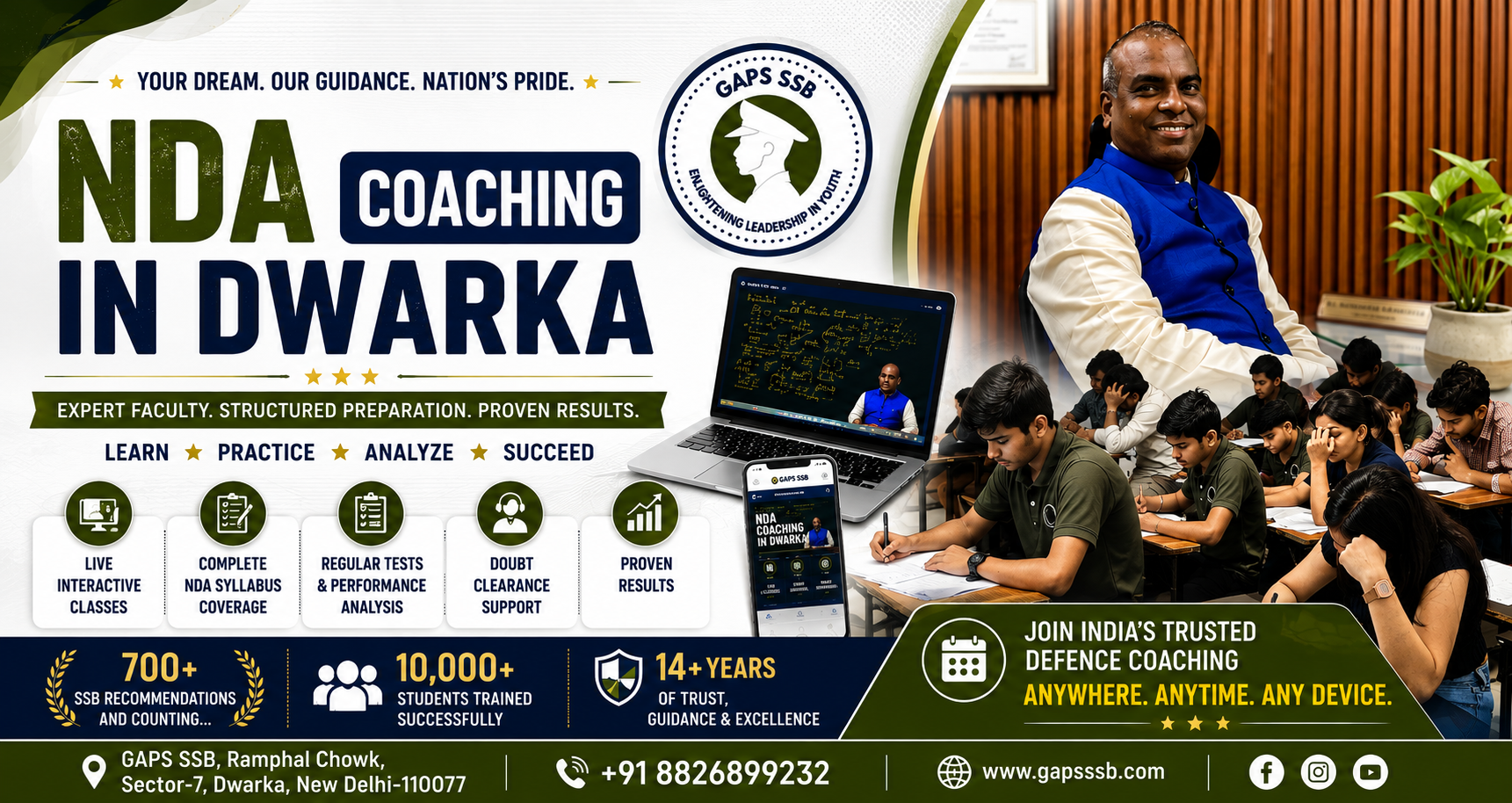 NDA Coaching in Dwarka