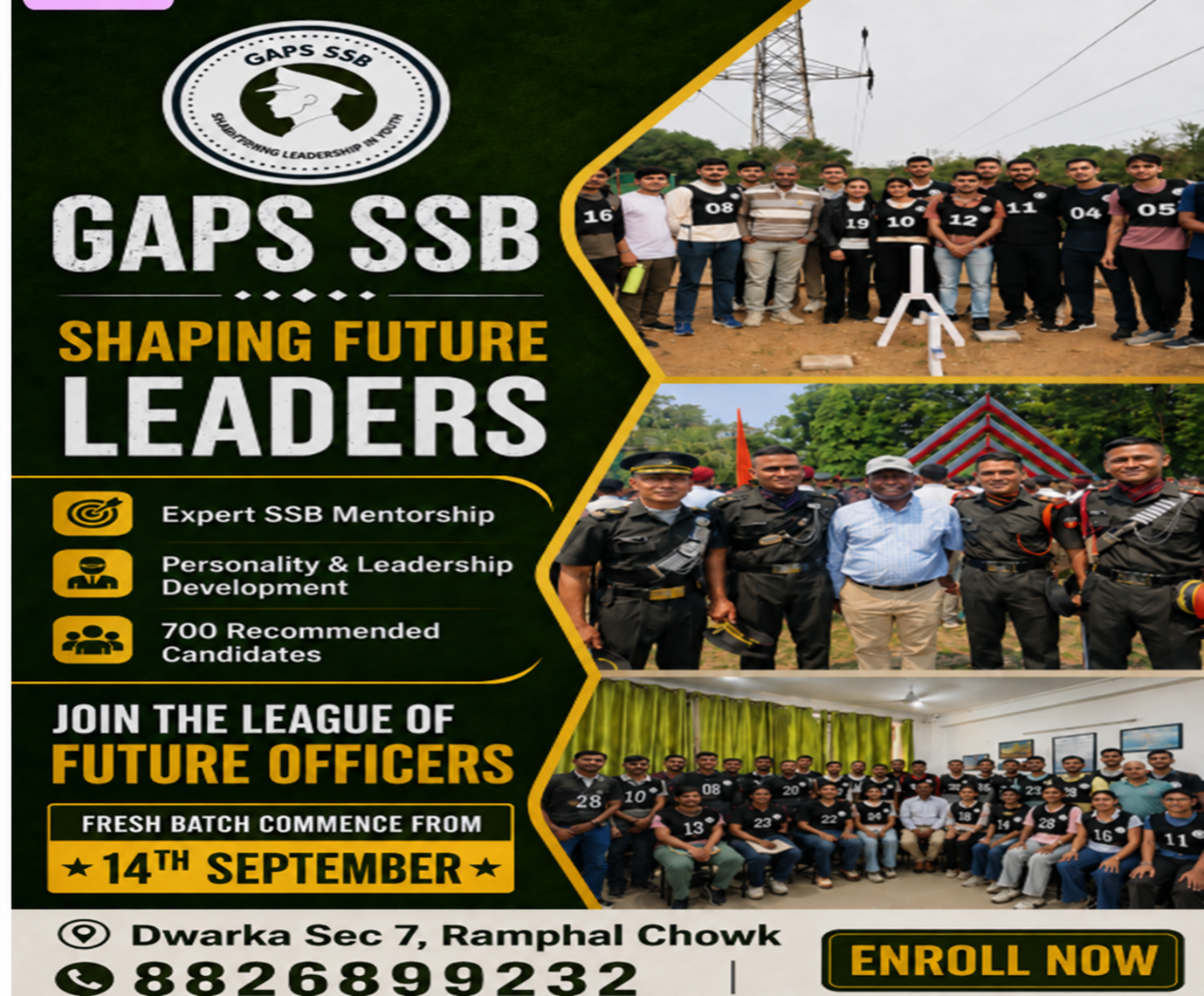 Best SSB Coaching in Delhi Dwarka